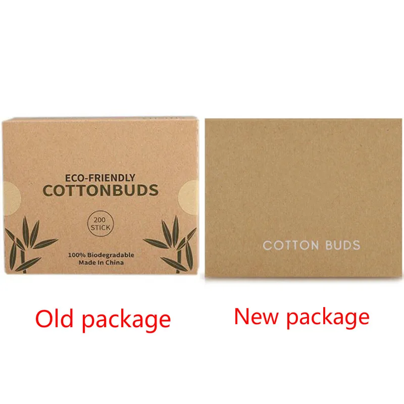1000 шт = 5 упаковок ватные тампоны с двойной головкой бамбуковые палочки