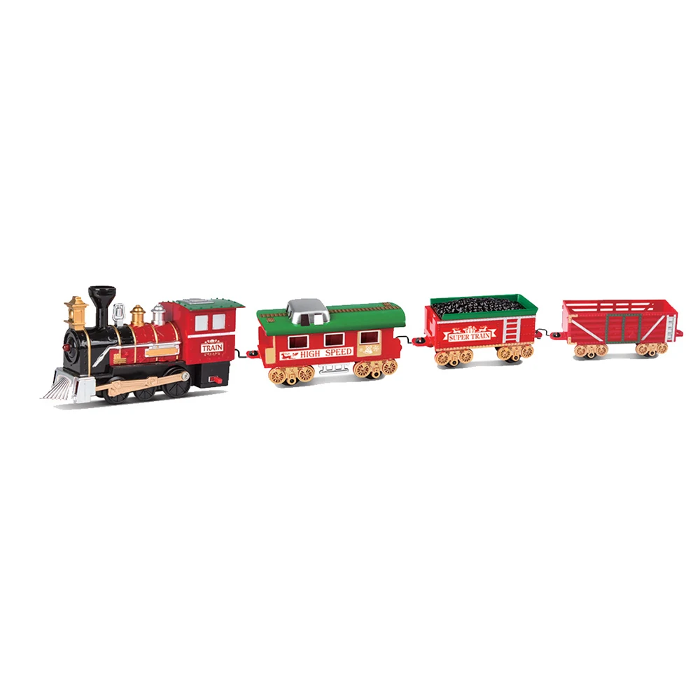 

Christmas Electric Train Toy Children'S Toy Light Music Track Car Interesting DIY Track Set Kids Children Christmas Gift Toy Car