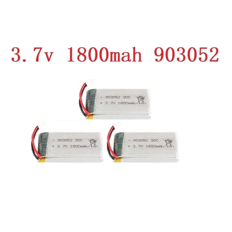 Аккумулятор 3 7 в 1800 мА · ч 1/2/5/10 шт. для SYMA X5SW X5 X5S X5C M18 H5P KY601S 903052 литий-полимерный