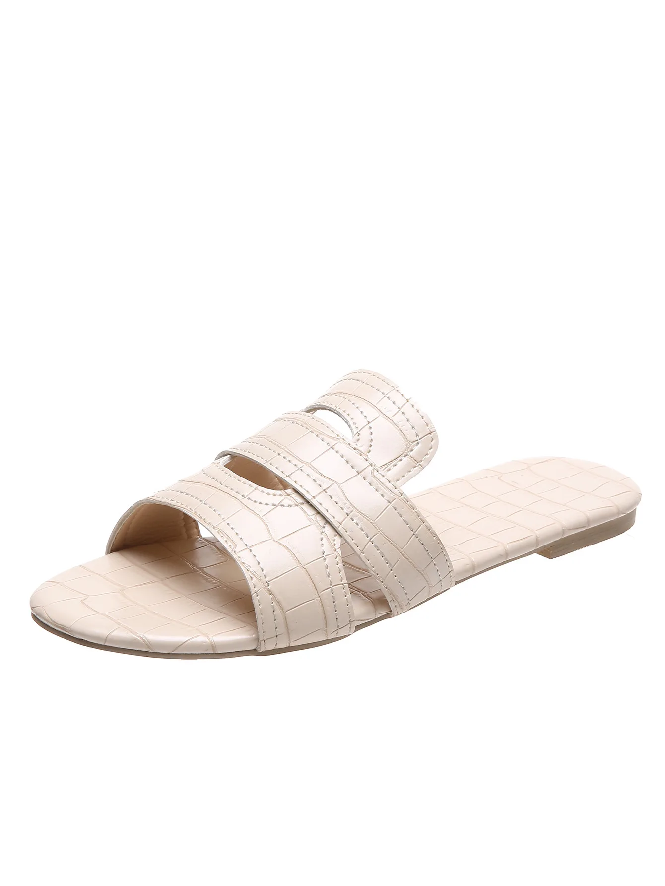 

2021 VIVAIA Summer New Sandals Women's Flat Bottom Cool Drag Hot Selling Women's Shoes