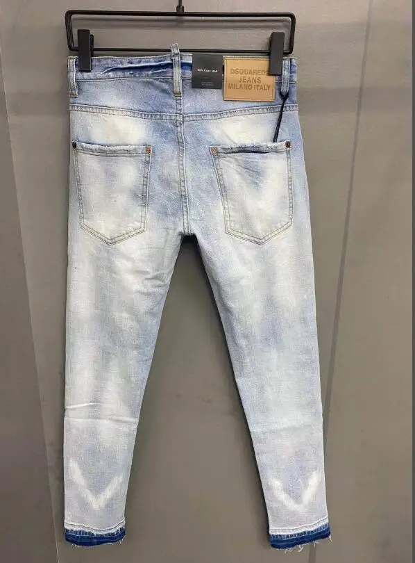 Mens Ripped Jeans, Dsquared2 Authentic Classic Jeans, New Arrival 2021, 2021, DSQ070