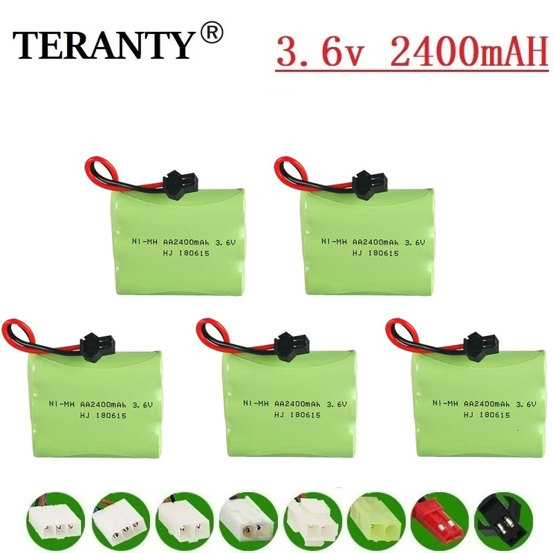 

(M Model ) 3.6v 2400mah NiMH Battery For Rc toys Car Tanks Trains Robot Boat Gun Ni-MH AA 700mah 3.6v Rechargeable Battery 10pcs