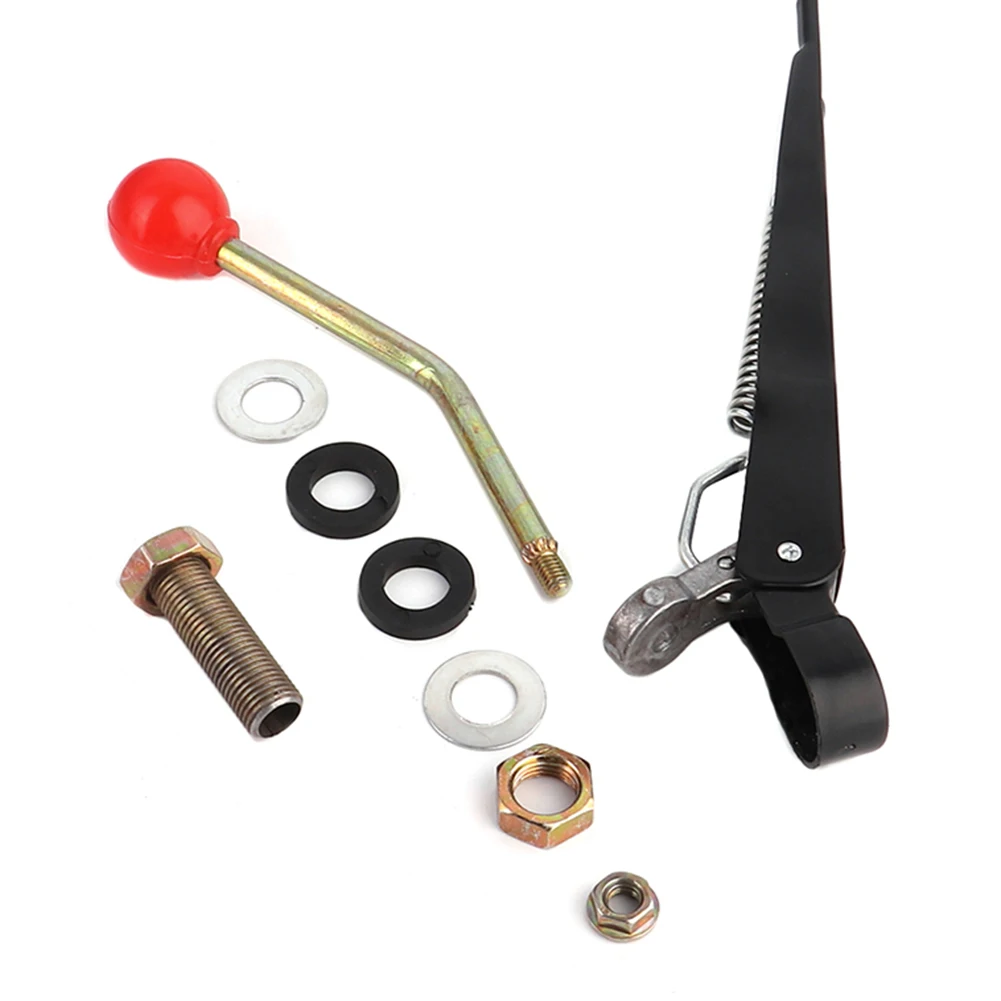 wiper cleaner UTV Manual Hand Operated Windshield Wiper Blade Universal Replacement Kit rear arm Metal+Plastic | Автомобили и
