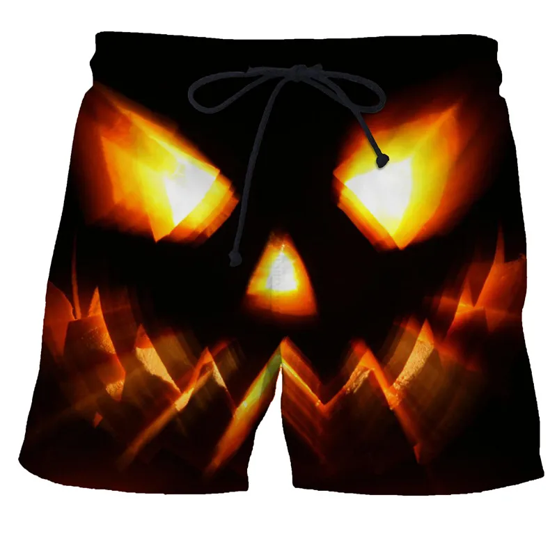 

2021 Mens Pants Hot Sale Skull Horror 3D Printed Beach Short Shorts Anime Pants Streetwear Clothing Short Casual Beach Pants