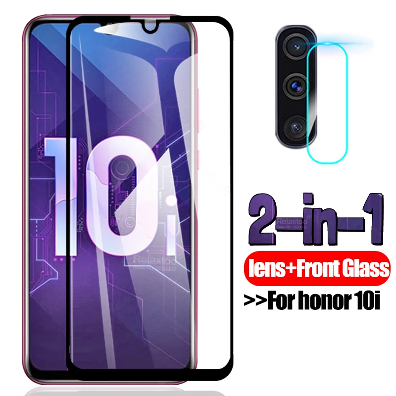 2 в 1 Защитное стекло для камеры honor 10 light lite huawei 10i Защитная пленка объектива