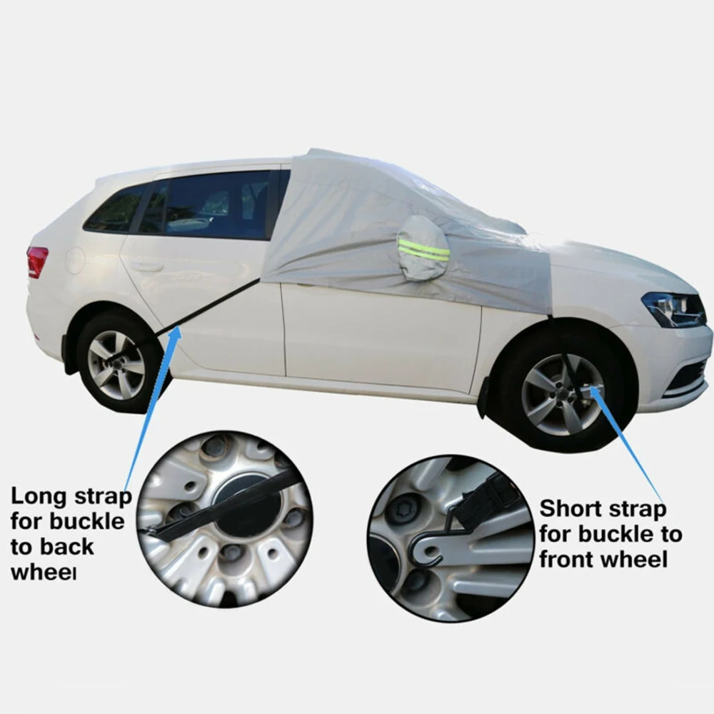 

Front Windshield cover Side Rearview Mirror Snow Sun Shade Waterproof 1X