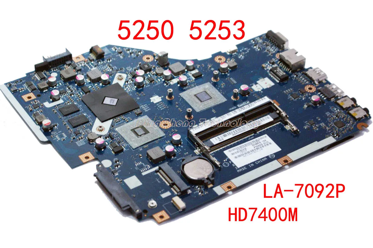 HOLYTIME материнская плата для ноутбука acer 5250 5253 P5WE6 LA-7092P MB. NCY02.001 MBNCY02001 DDR3