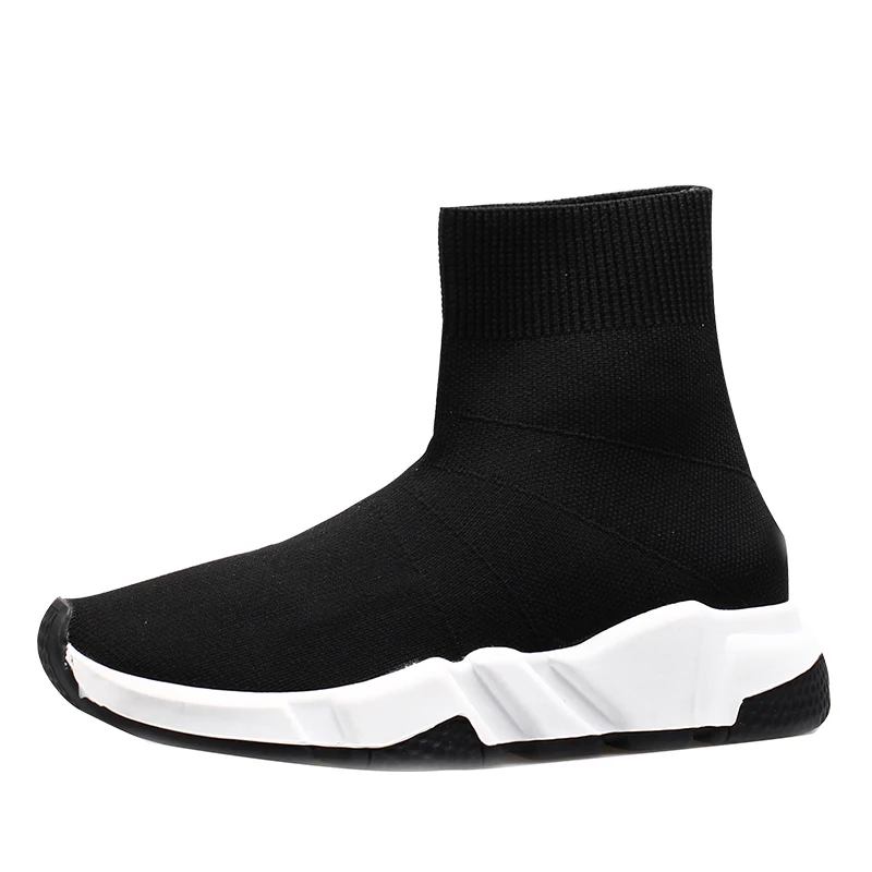 

Brand Designer Women Running Shoes Paris Knitting Sock Boots Stretch Trainers Sneakers Casual Breathable Shoes for Women YE7