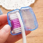 5 шт.компл. красочная портативная дорожная насадка на головку зубной щетки, чехол для хранения зубной щетки, защитная коробка для зубной щетки