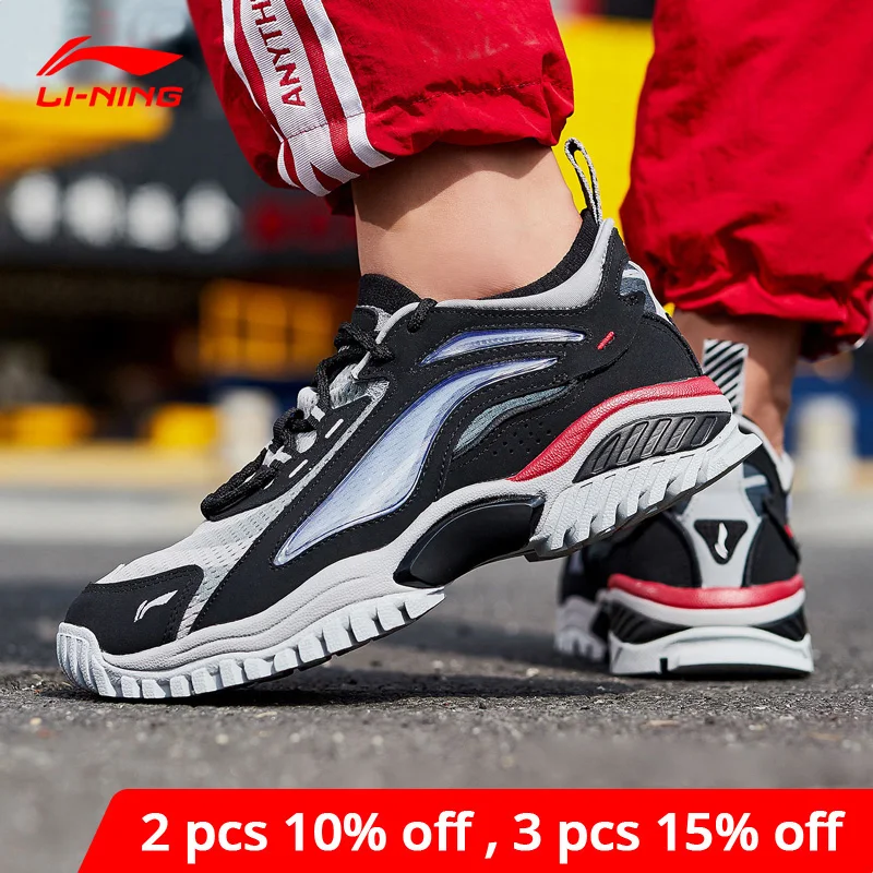 Мужская кожаная обувь LI-Ning AURORA WINDWALKER Lifestyle спортивная li ning в стиле ретро для