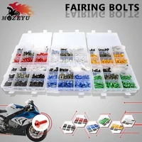 motorcycle fairing screws fastener kit body fastener clip screws nuts set for yamaha xjr400 xjr1200 xjr1300 xj600 xj6 ybr250