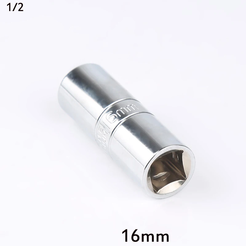 

1pc 16mm 21mm Spark Plug Socket Wrench Car Disassembly Repair Sleeve Wrench 1/2 Inch Shrapnel Socket Wrench Tool