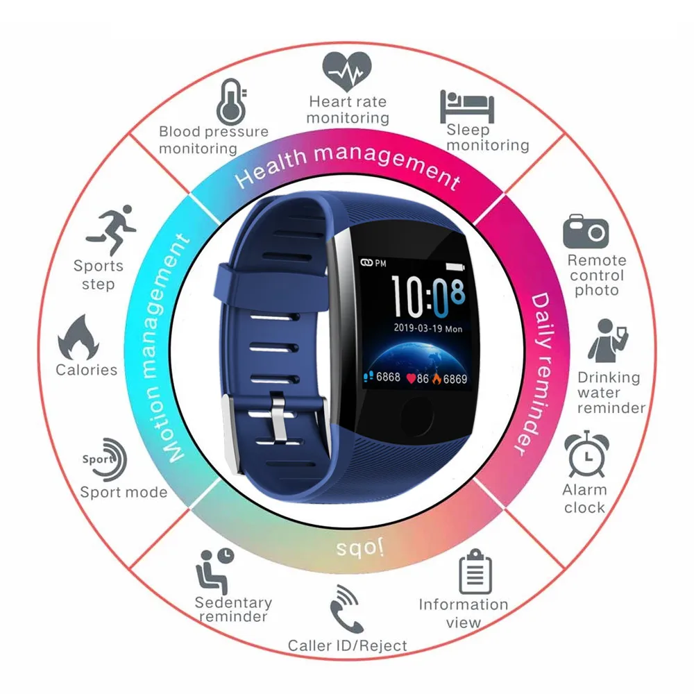 Смарт часы водонепроницаемые спортивные для iphone phone Smartwatch пульсометр функции