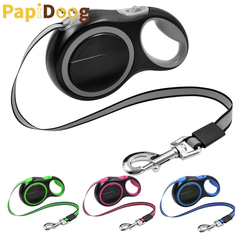 8 м прочный нейлоновый поводок для собак с длинными Pet Поводок-рулетка