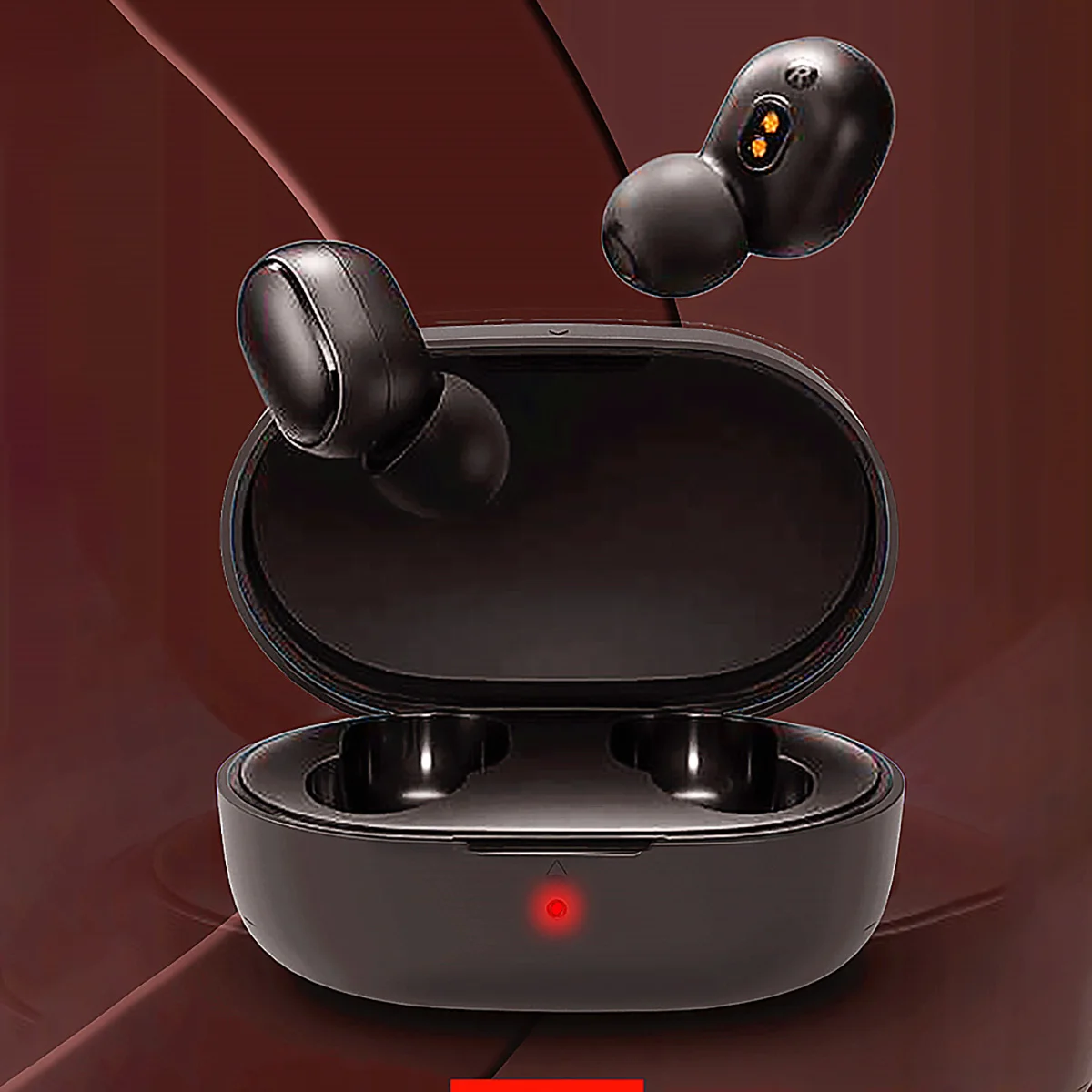 Однотонный силиконовый защитный чехол для наушников, чехол для Xiaomi Redmi Airdots TWS, Bluetooth наушники, Модный чехол для гарнитуры