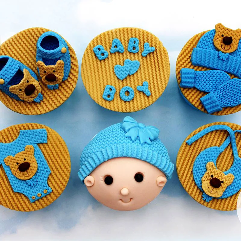 Формы для торта силиконовые трикотажные свитера шаблон DIY кухни помадка