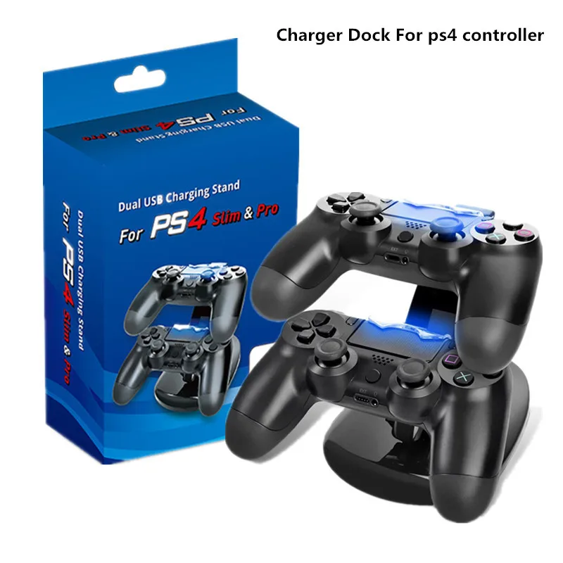 Двойная зарядная док станция USB для PS4 игровой контроллер ps4 геймпад двойное