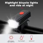 Передсветильник и задние светодиодные фонари для велосипеда, с зарядкой от USB