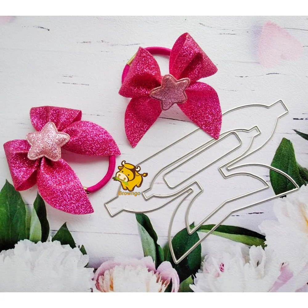 Трафарет металлический женский с бантом для скрапбукинга | Дом и сад