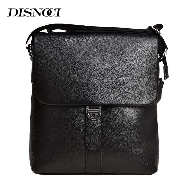 

DISNOCI Brand Men's Bag Genuine Leather Men's Shoulder Bag Business Casual Crossbody Bags For Men Leather Messenger Bags