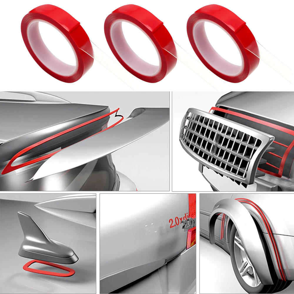 Стайлинг автомобиля двусторонняя клейкая лента стикер для Citroen C4 C5 C3 Picasso Xsara Berlingo