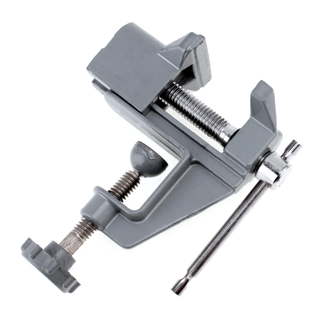 

Mini Aluminum Craft Screw Bench Vise with Adjustable Handle and Swivel Lock for Fixing DIY Jewelries Craft Mould Repair Tool