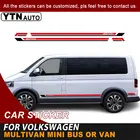 Боковая дверь, фотографическая полоса для спортивных гонок, фотография для Volkswagen Multivan, мини-автобуса или фургона, автомобильные аксессуары