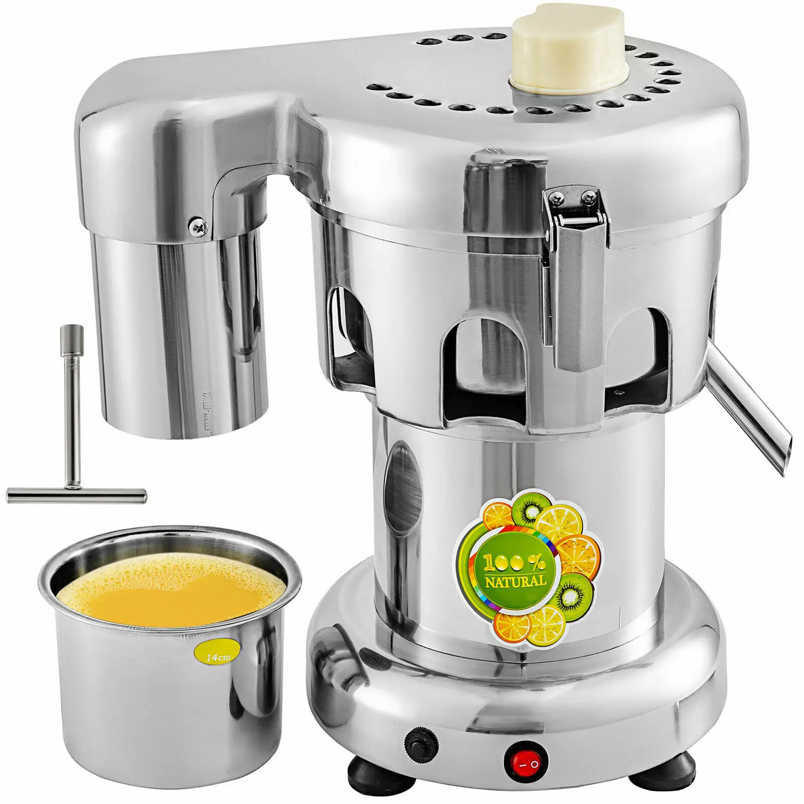 

Juice Extractor Electric Juicer 2800RPM Stainless Steel Fruit Vegetable Press