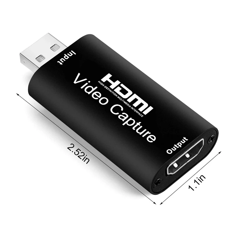 O карты видеозахвата HDMI к USB 2 0 1080P 4K запись через DSLR Видеокамера экшн-камера для