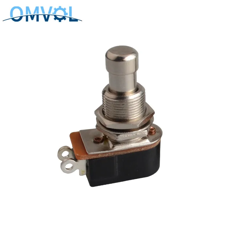 1pc spst momentary weichen touch push button stomp fuß pedal schalter elektrische gitarre schalter off momentary auf free global shipping