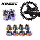 Болт кривошипа для велосипеда KRSEC, 45 шт., цветные стальные болты звездочки MTB, детали для горного велосипеда, аксессуары