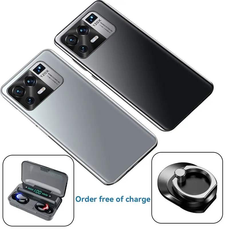 

2021 Global Smartphone M12 Pro MTK6889 10Core 6.7Inch 1440*3200 5G Mobile Phone 8+256G 32MP+50MP 6800MAH Android11 Dual SIM