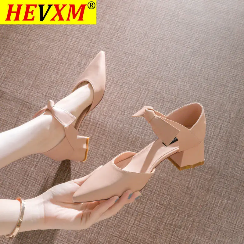 

Туфли женские HEVXM из искусственной замши, на высоком каблуке, 2021