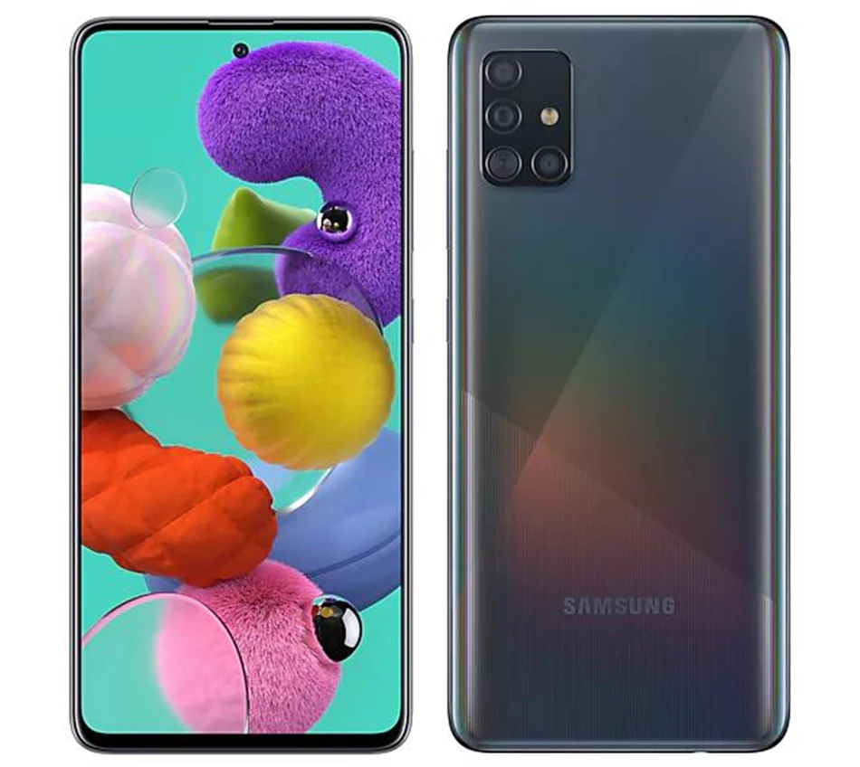 Смартфон Samsung Galaxy A51 A515F/DSN глобальная версия 2020 мобильный телефон Гб ПЗУ 8 ГБ/6 ГБ