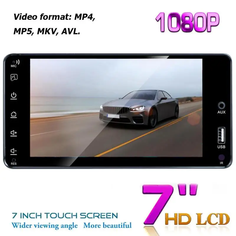 RK-A6153C 7 в Android 8,1 1G+ 16G Автомобильный в тире стерео gps навигация Bluetooth 4,0 AM FM Радио мультимедийный плеер для Honda