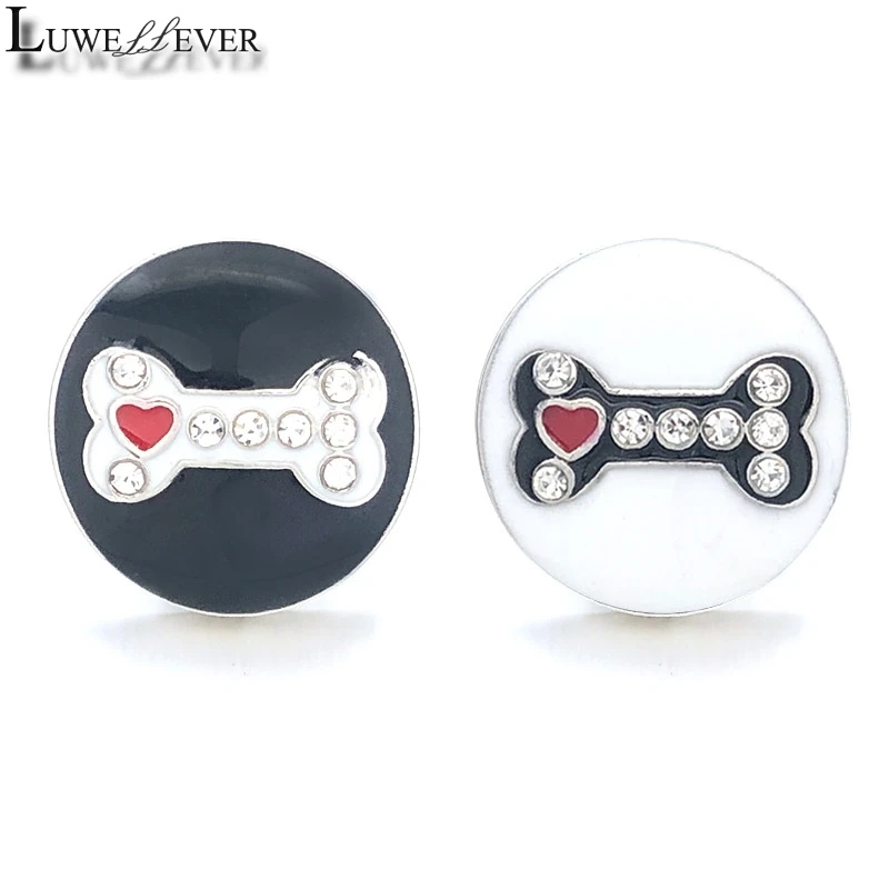 

Hot Component w473 Crystal 18mm Metal Snap Button For Bracelet Necklace Interchangeable Jewelry Women Accessorie Findings