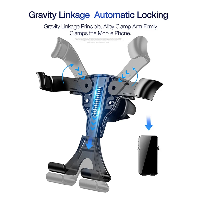 

Universal Gravity Car Phone Holder Stand for Mobile Phone In Car Air Vent Mount