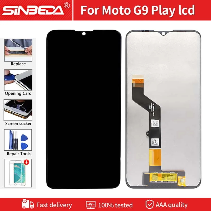 

6.5''Original LCD For Motorola Moto G9 Play Lcd Display With Ttouch Screen Digitizer Assembly For Moto G9 Play Lcd Display