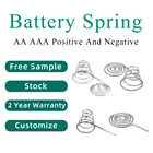 5 шт. AA батарея отрицательная и положительная никелевая проволочная катушка Коническая пружина для дистанционного управления