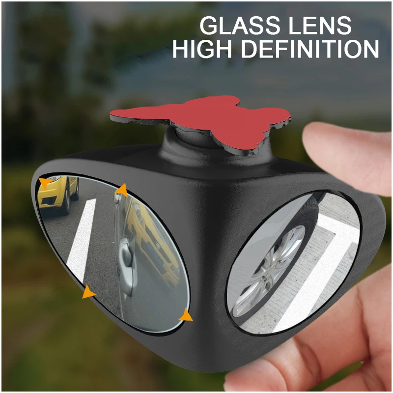 Автомобильное зеркало заднего вида 360 градусов регулируемое слепое пятно