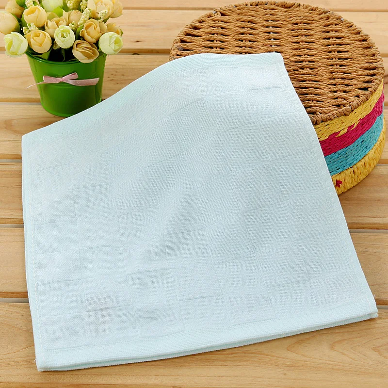 2 шт. хлопковые квадратные марлевые платочки для новорожденных слюнявчик