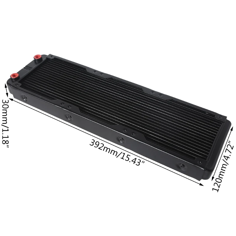 

Water Cooling Computer Radiator 18 Pipe Aluminum Heat Exchanger Liquid Cooling