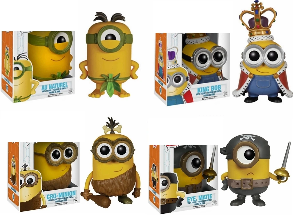 Игрушки Миньоны Натюрель #167 король Боб #168 CRO MINION #169 глаз MATIE #170 ДЕЙСТВИЙ персонажа