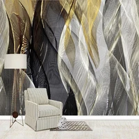 custom any size mural wallpaper modern 3d stripe abstract art living room tv sofa background wall painting papel de parede sala
