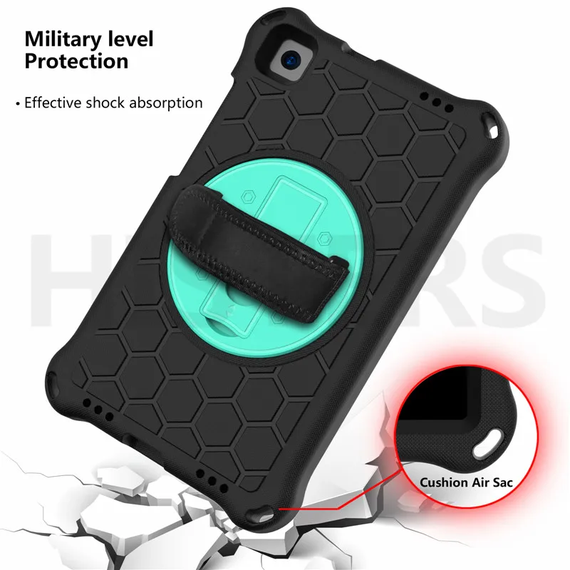 

Hand-held Shockproof Cover Case For Huawei Mediapad M3 Lite 8.0 CPN-W09 CPN-AL00 with Shoulder Strap & Rotative Kickstand