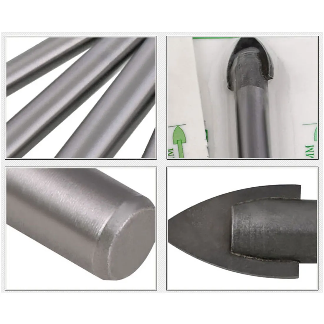 Набор сверл для стекла комплект из 3-12 мм наконечников карбида вольфрама