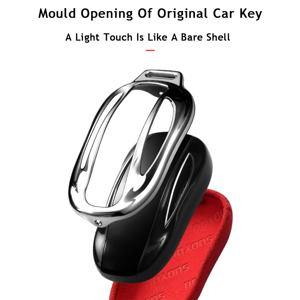 Лидер продаж замшевый кожаный чехол для автомобильных ключей кошелек набор