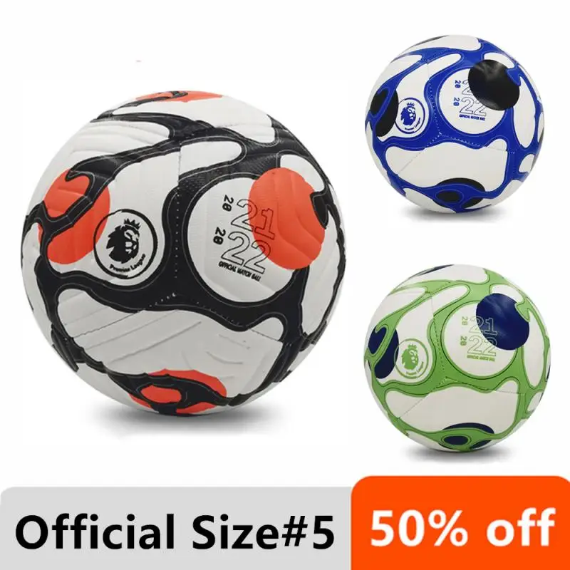 

2021 официальный размер 5, футбольный мяч Высшей лиги, высококачественный бесшовный гол, футбольные мячи, футбольная тренировочная лига, футб...