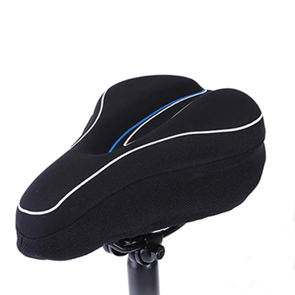 

JANQI 280MM*180MM Cushion Cover breathable Seat Mat Comfortable Cushion Mountain Bike Saddle Cover Built in silicone Soft Cover