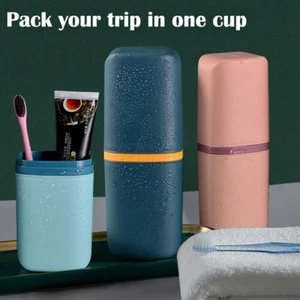 Portable Toothbrush Holder Box For Car Travel Household Bathroom Accessories Storage Organizer Case Toothpaste Box Storage Rack